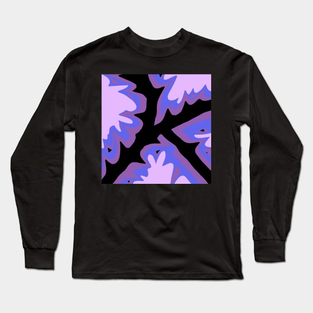 Purple and black Long Sleeve T-Shirt by TiiaVissak